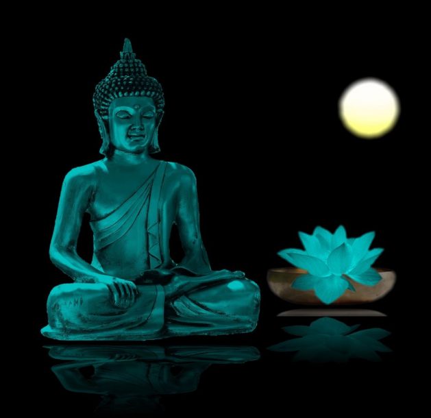 Dank an pixabay: sciencefreak Buddha-8-Nacht_yoga-386610_sciencefreak